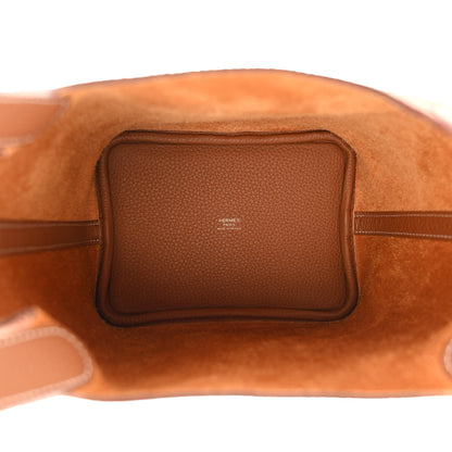 Hermes Taurillon Clemence Picotin Lock 18 PM Gold 5 of 11