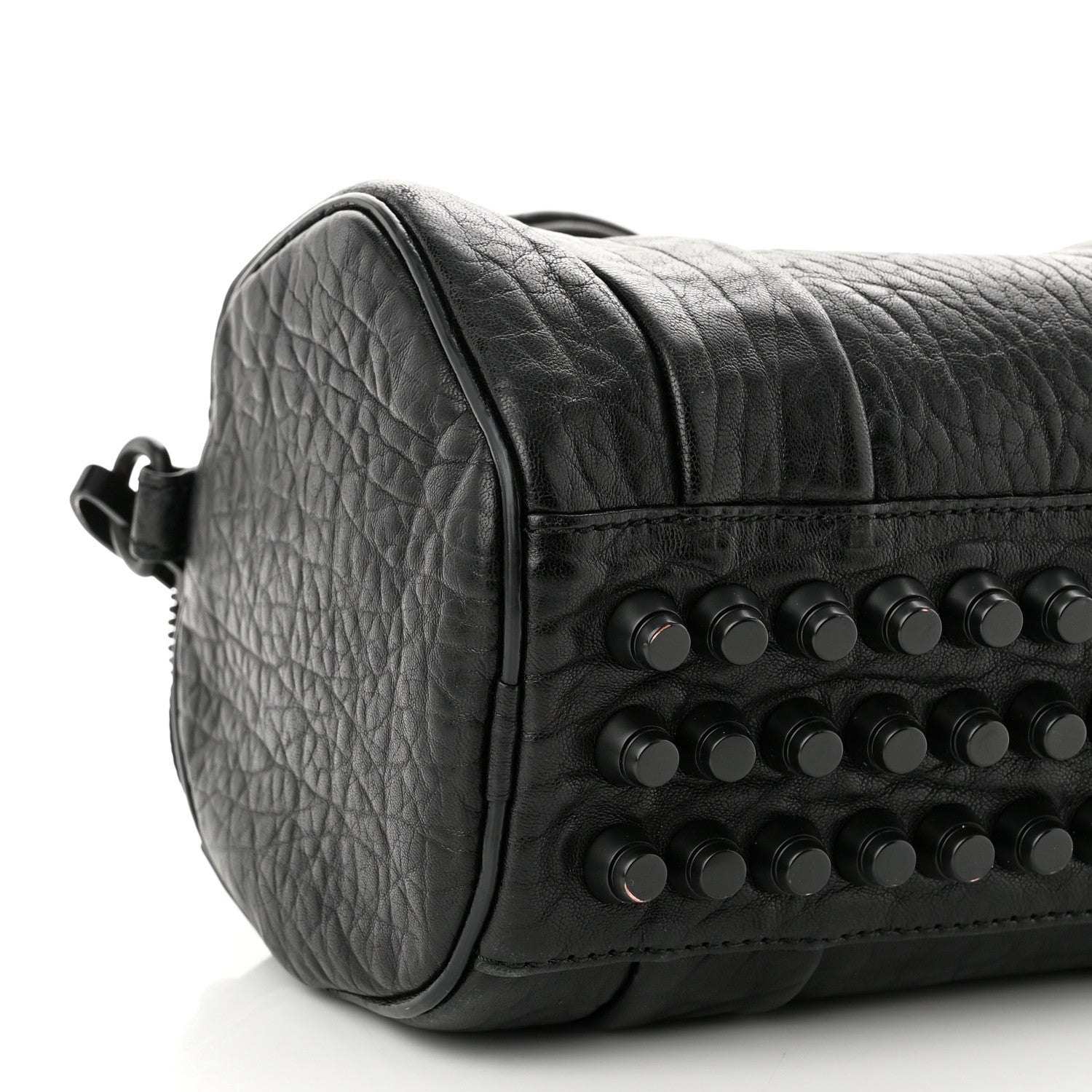 Alexander Wang Pebbled Lambskin Mini Rockie Black Matte Black Hardware 8 of 9