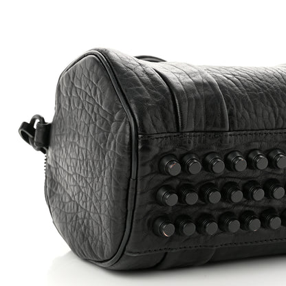 Alexander Wang Pebbled Lambskin Mini Rockie Black Matte Black Hardware 8 of 9