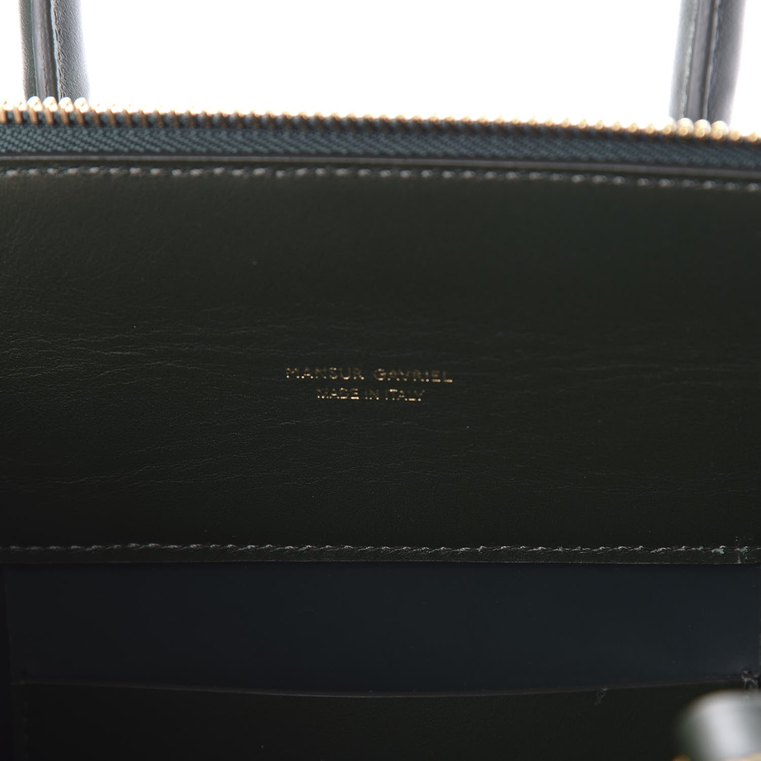 Mansur Gavriel Calfskin Mini Travel Crossbody Bag Moss 9 of 10