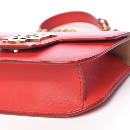 Alexander McQueen Calfskin Small Insignia Chain Flap Red 9 of 10