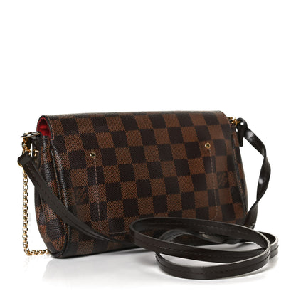Louis Vuitton Damier Ebene Favorite PM 3 of 11