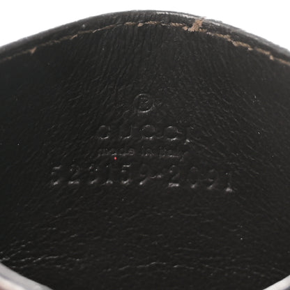 Gucci GG Supreme Monogram Textured Dollar Calfskin Ophidia Card Holder Beige Ebony New Acero 6 of 6