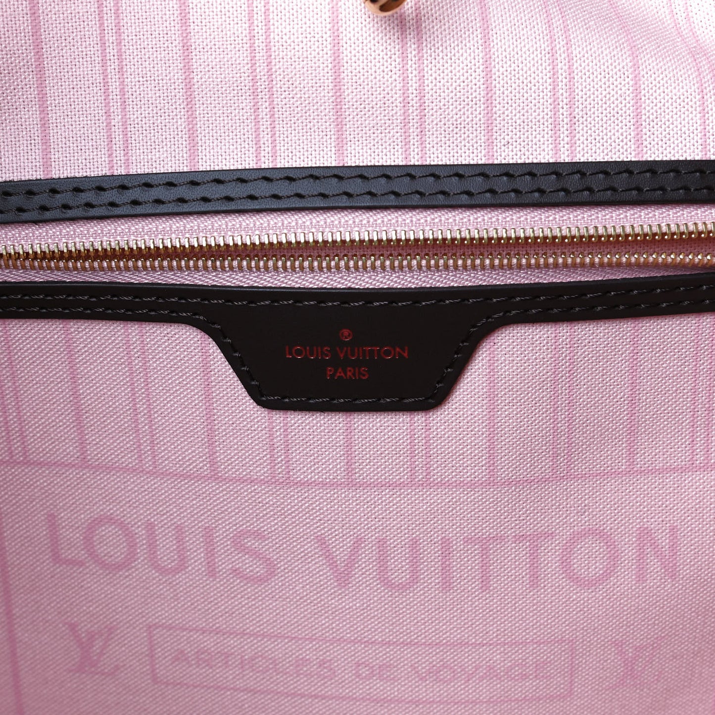 Damier Ebene Neo Neverfull MM Rose Ballerine