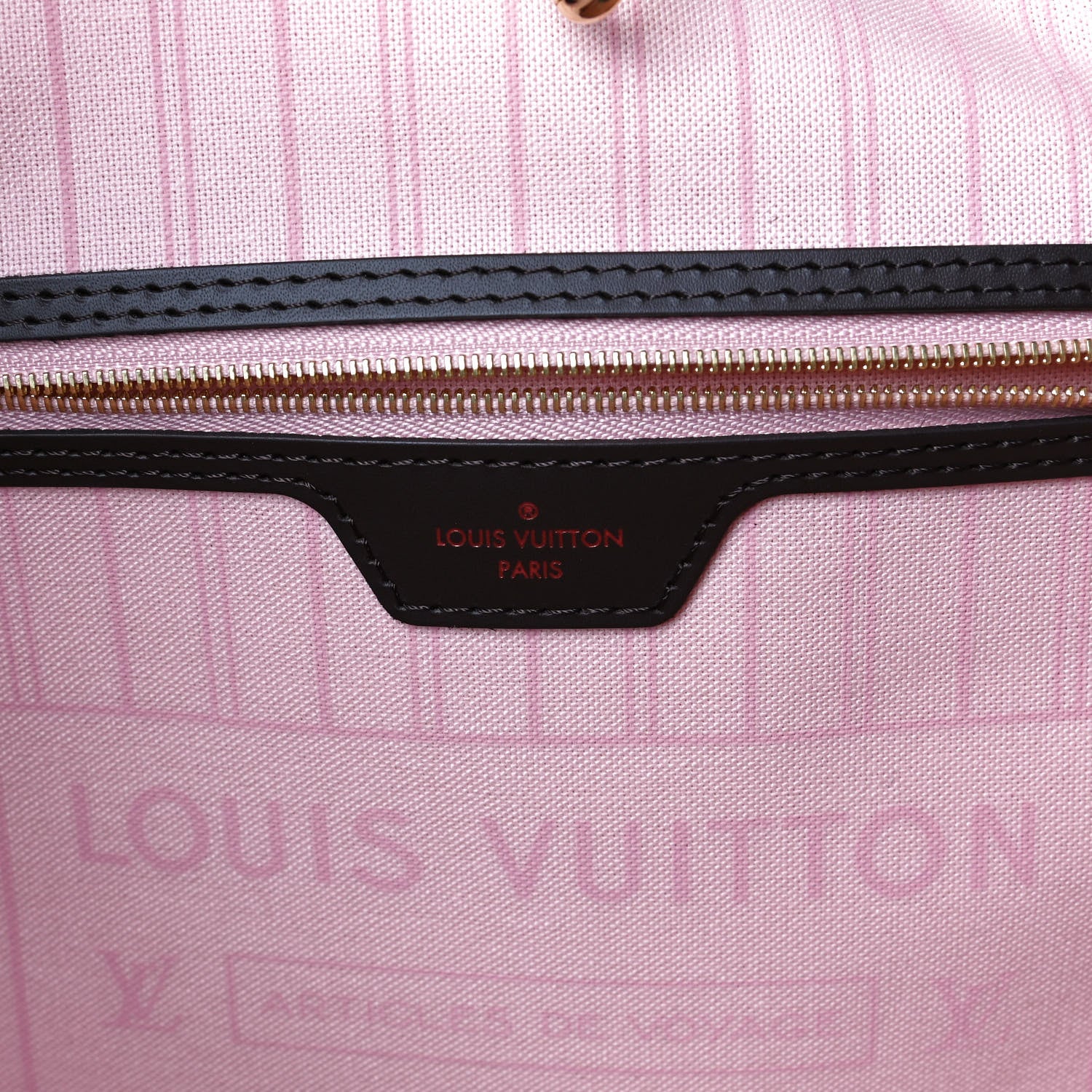 Louis Vuitton Damier Ebene Neo Neverfull MM Rose Ballerine 8 of 10