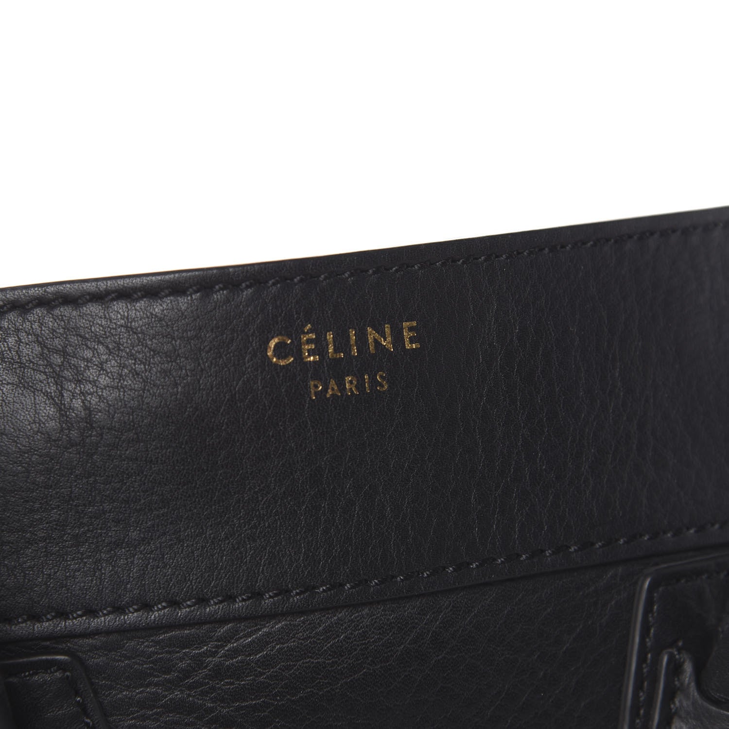 Celine Supple Calfskin Mini Luggage Black 6 of 9