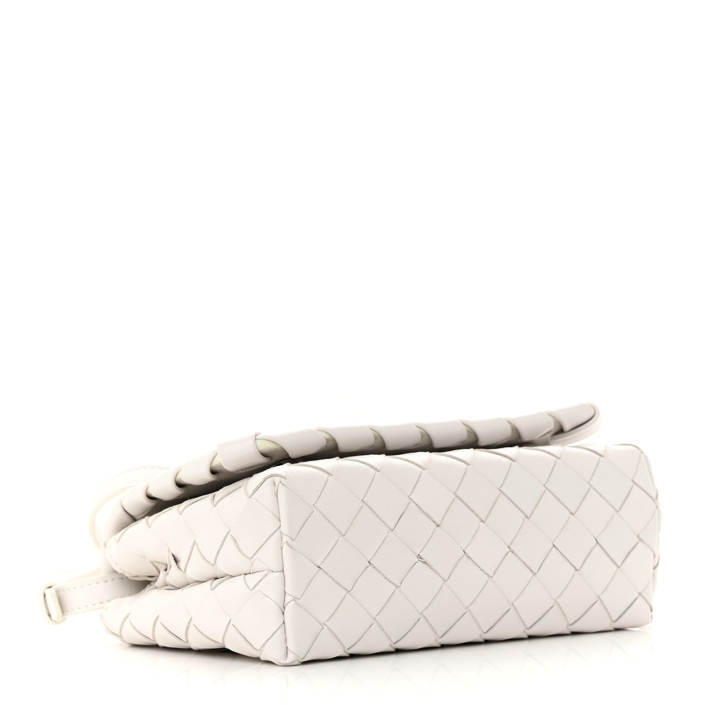 Nappa Intrecciato Mini Crossbody White