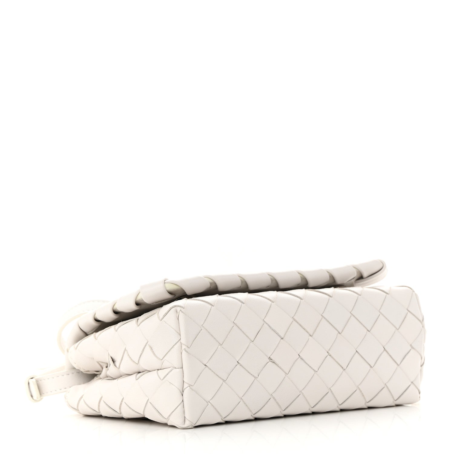Bottega Veneta Nappa Intrecciato Mini Crossbody White 4 of 12