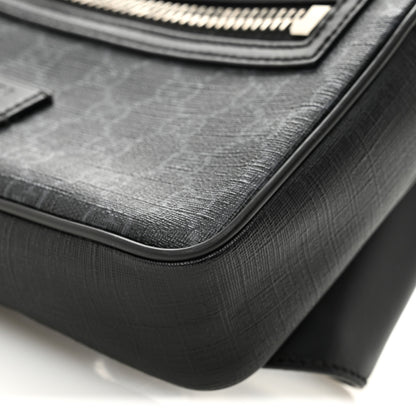 Gucci Soft GG Supreme Monogram Web Belt Bag Black Grey 10 of 10