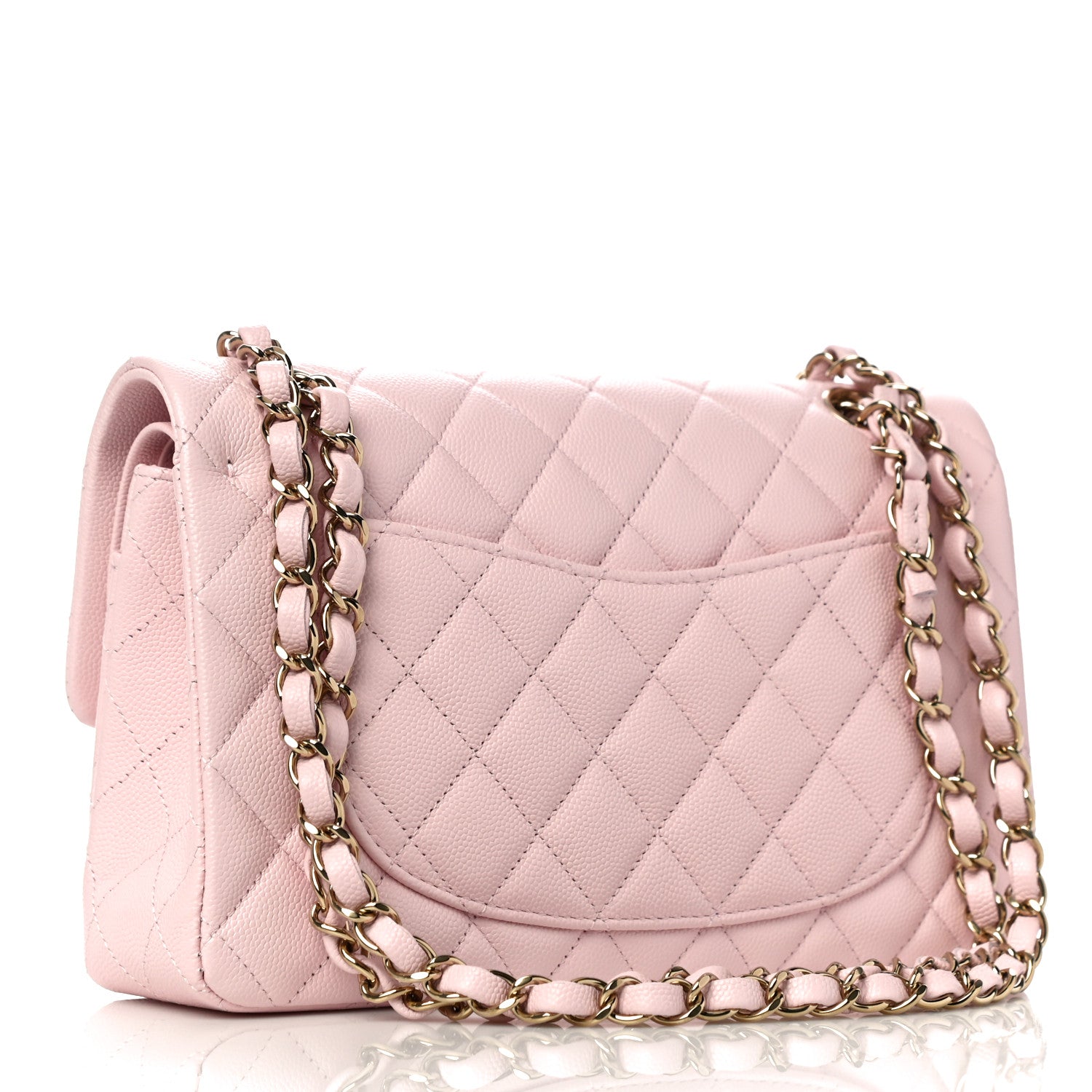 Chanel Caviar Quilted Small Double Flap Light Pink 3 of 11