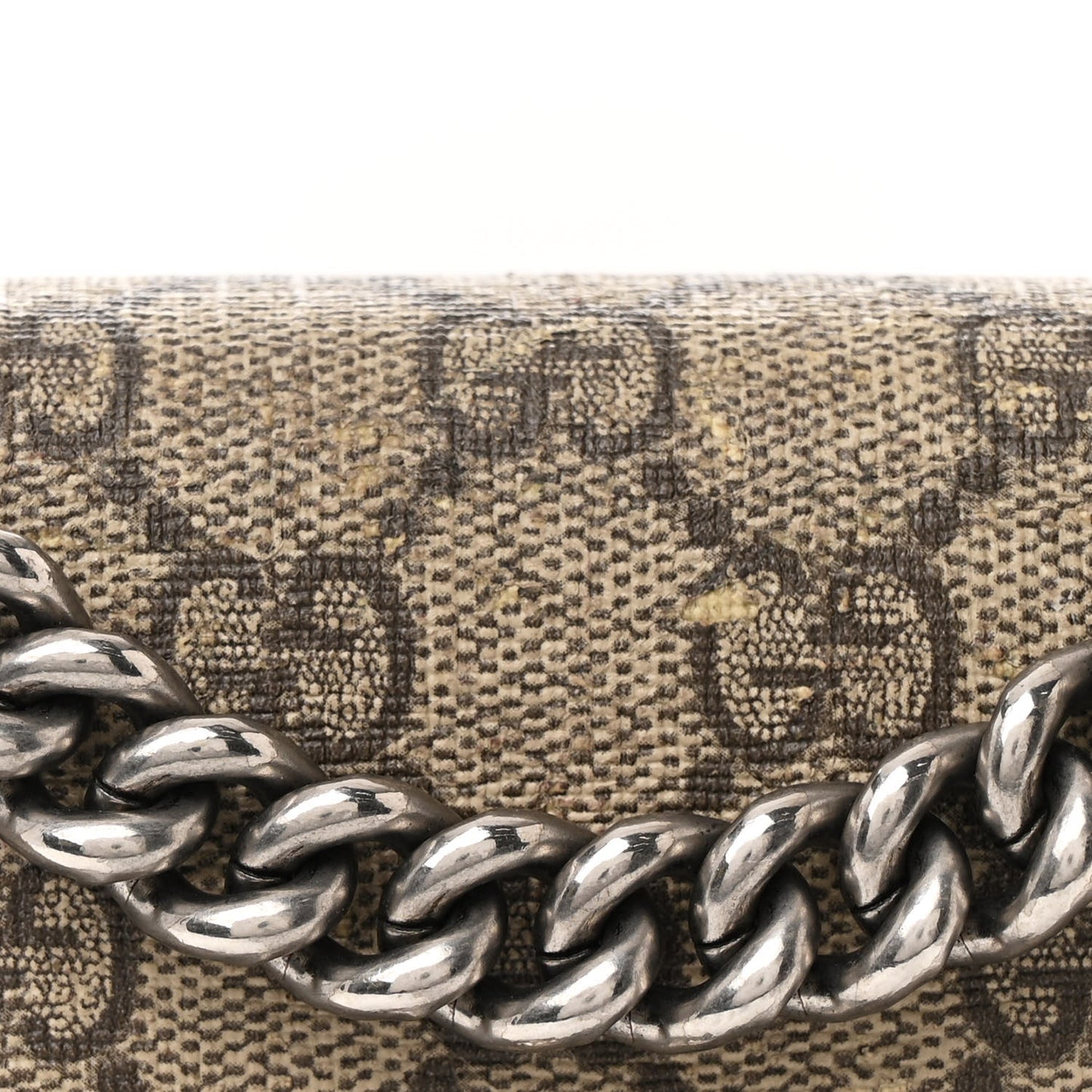 GG Supreme Monogram Mini Dionysus Shoulder Bag Hibiscus Red