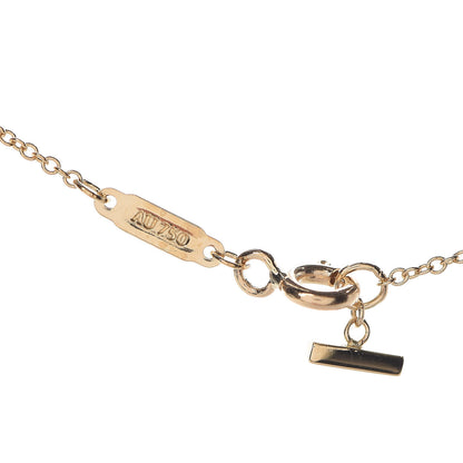 Tiffany 18K Yellow Gold Small T Smile Pendant Necklace 5 of 7
