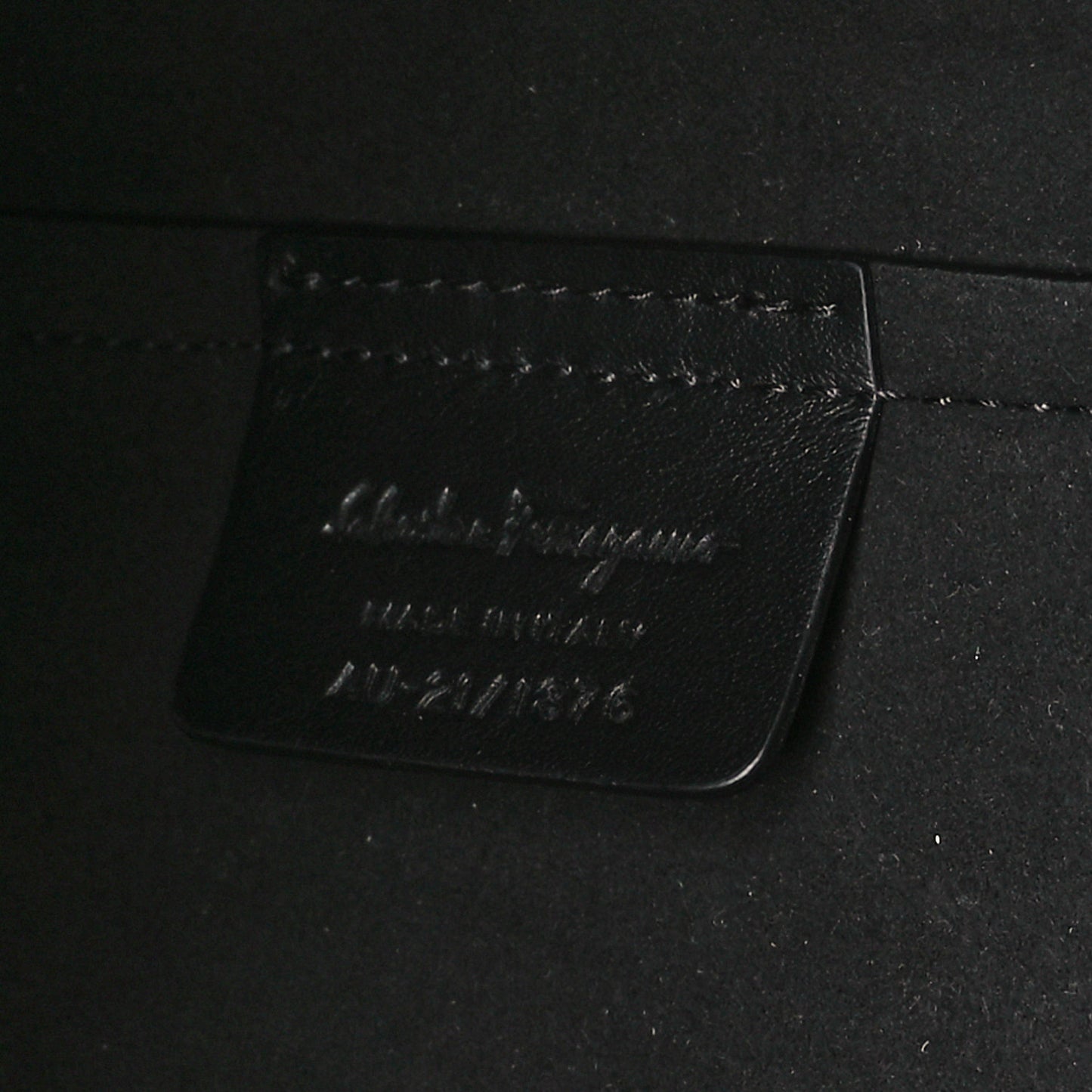 Calfskin Travel Tote Black