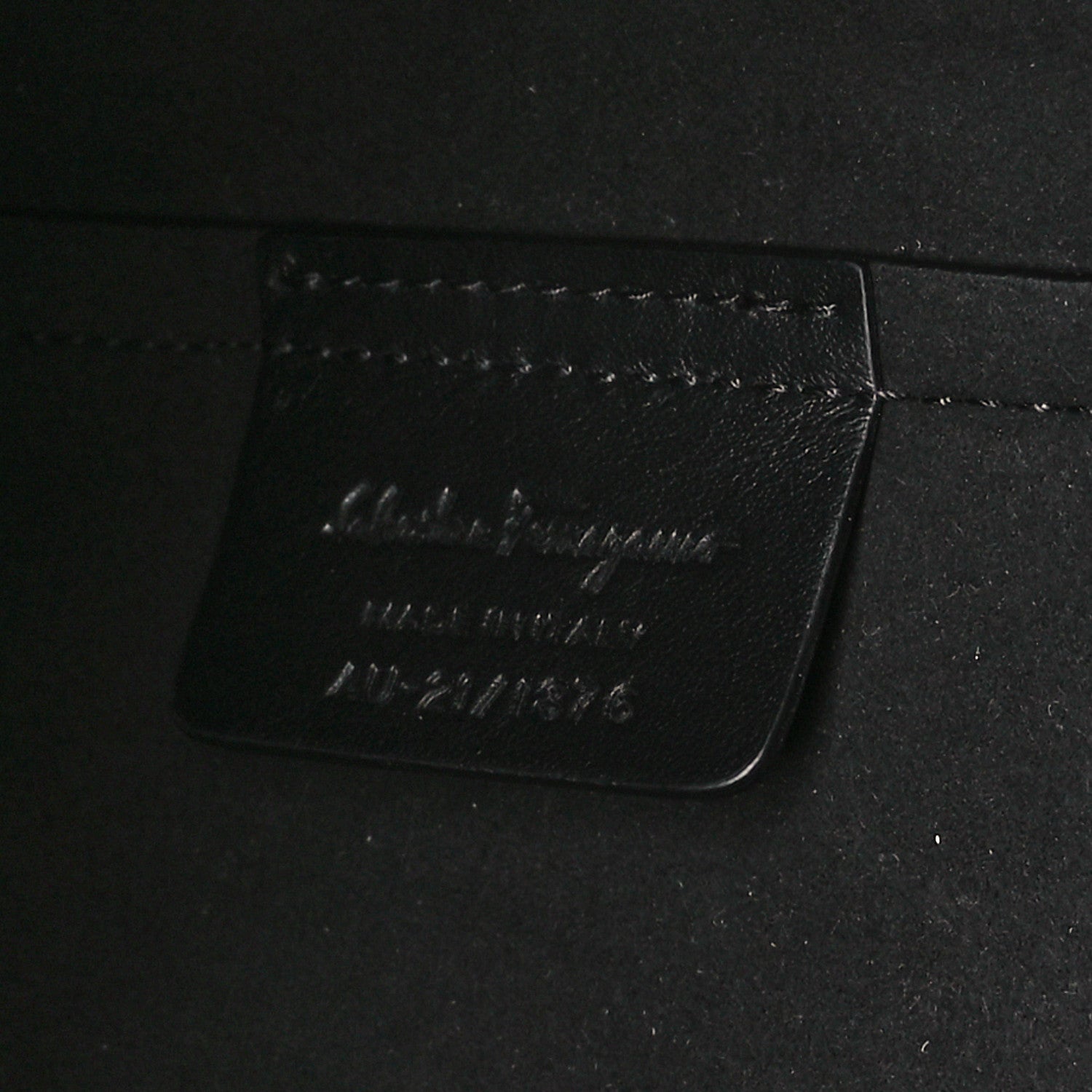Salvatore Ferragamo Calfskin Travel Tote Black 6 of 12