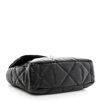 Chanel Lambskin Quilted Large Chanel 19 Flap Black 4 of 10