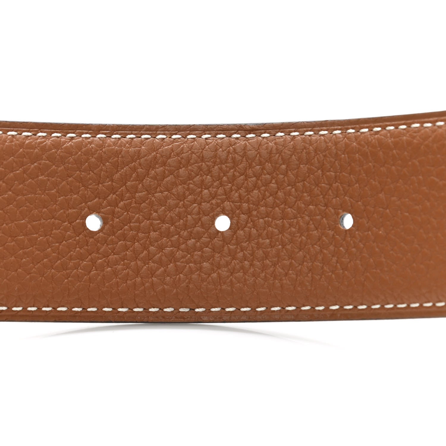 Hermes Tadelakt Togo 42mm Constance H Belt 110 Black Gold 5 of 6