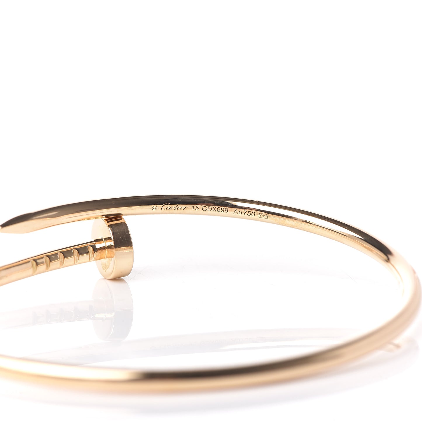 18K Yellow Gold Small Juste Un Clou Bracelet 15