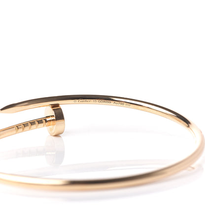 Cartier 18K Yellow Gold Small Juste Un Clou Bracelet 15 4 of 5