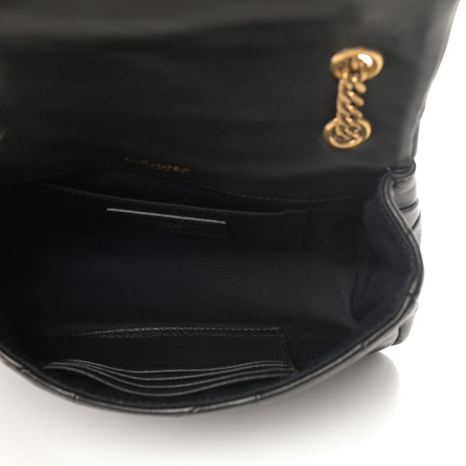 Saint Laurent Lambskin Patchwork Monogram Small Jamie Black 5 of 13