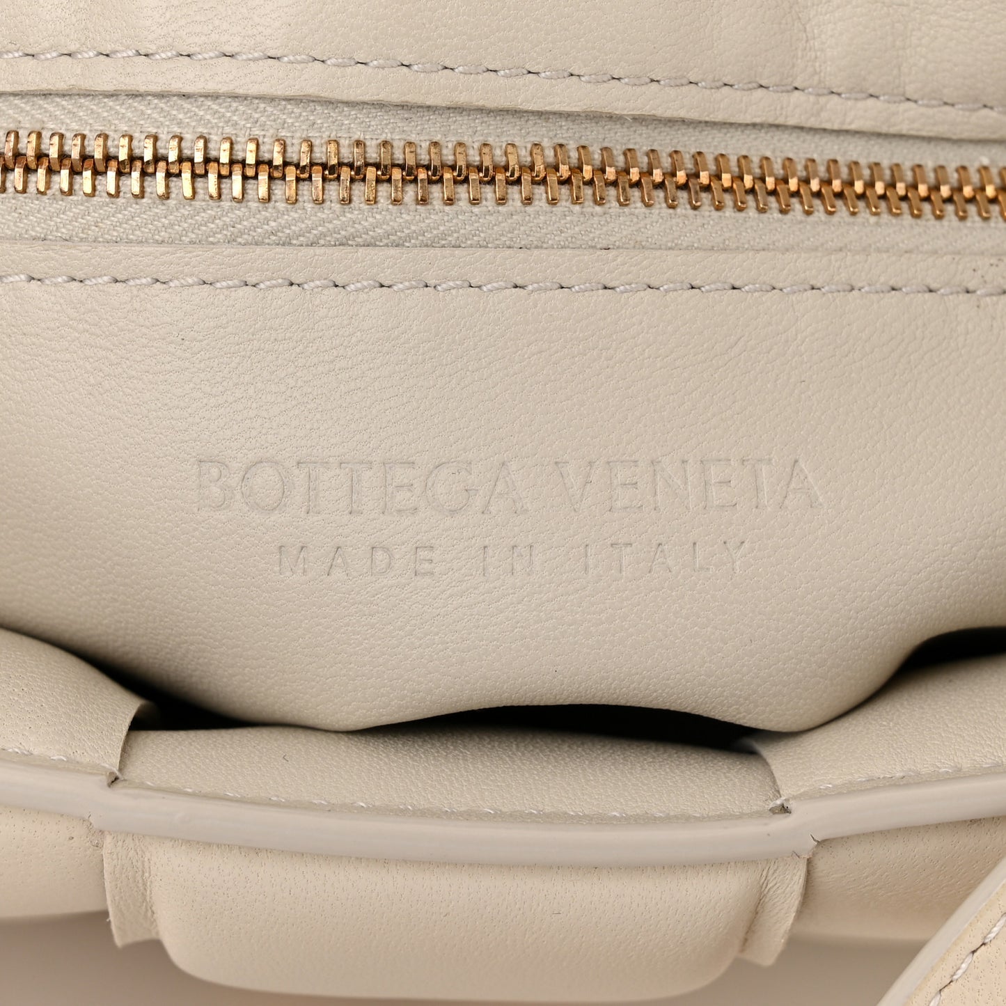 Nappa Maxi Intreccio Padded Cassette Crossbody Bag Plaster