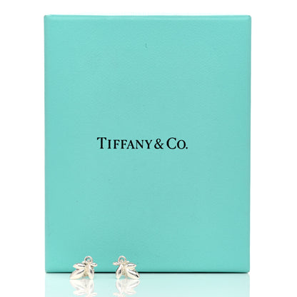 Tiffany Sterling Silver Paloma Picasso Olive Leaf Earrings 5 of 5