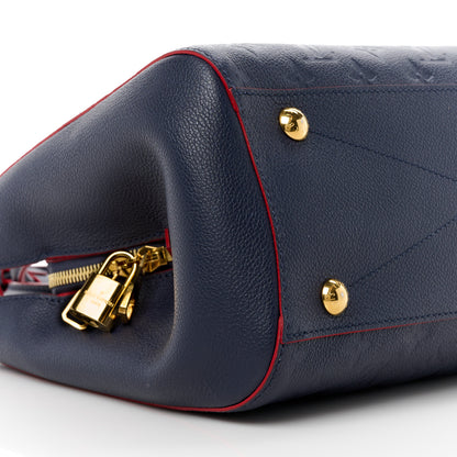 Louis Vuitton Empreinte Montaigne MM Marine Rouge 9 of 11