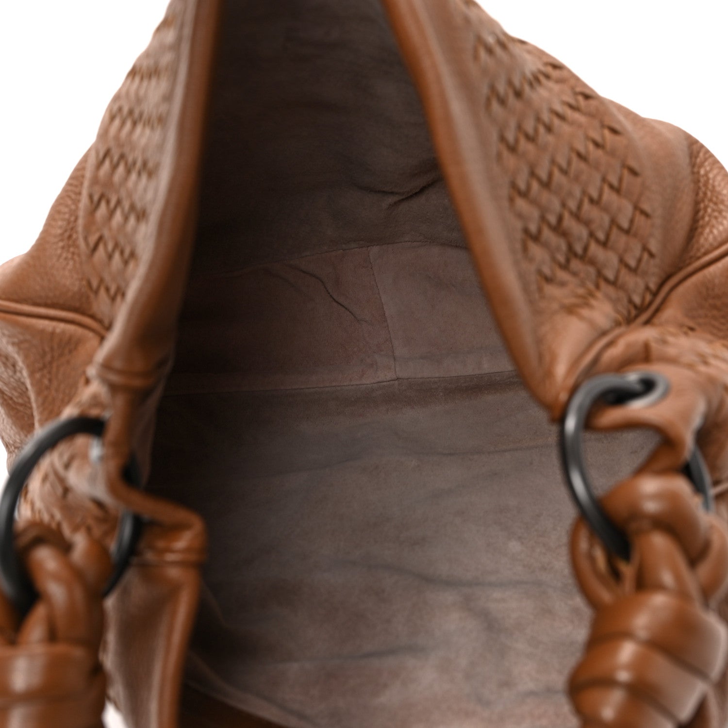 Bottega Veneta Cervo Intrecciato Shoulder Bag Brown 5 of 9