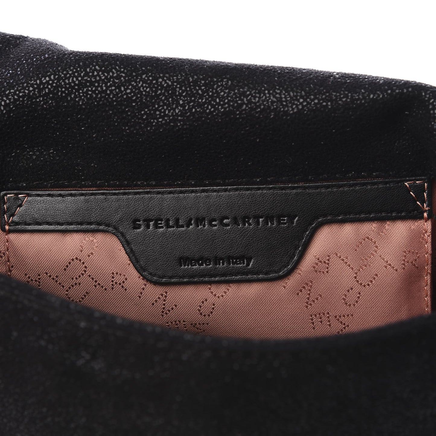 Shaggy Deer Mini Falabella Shoulder Bag Black