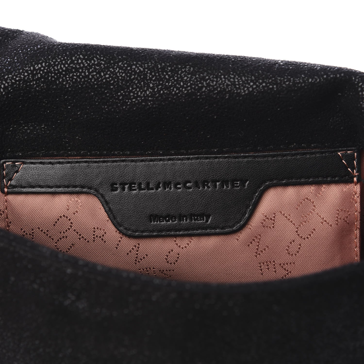 Stella McCartney Shaggy Deer Mini Falabella Shoulder Bag Black 7 of 8