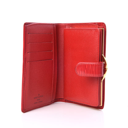Louis Vuitton Epi French Purse Wallet Castillan Red 5 of 8