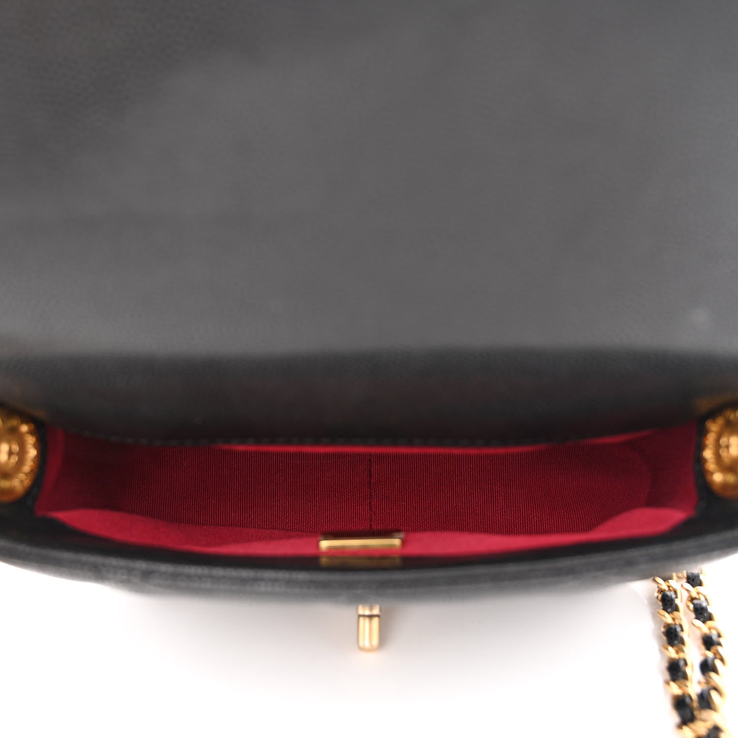 Chanel Caviar Quilted Mini Twist Your Buttons Flap Black 5 of 11