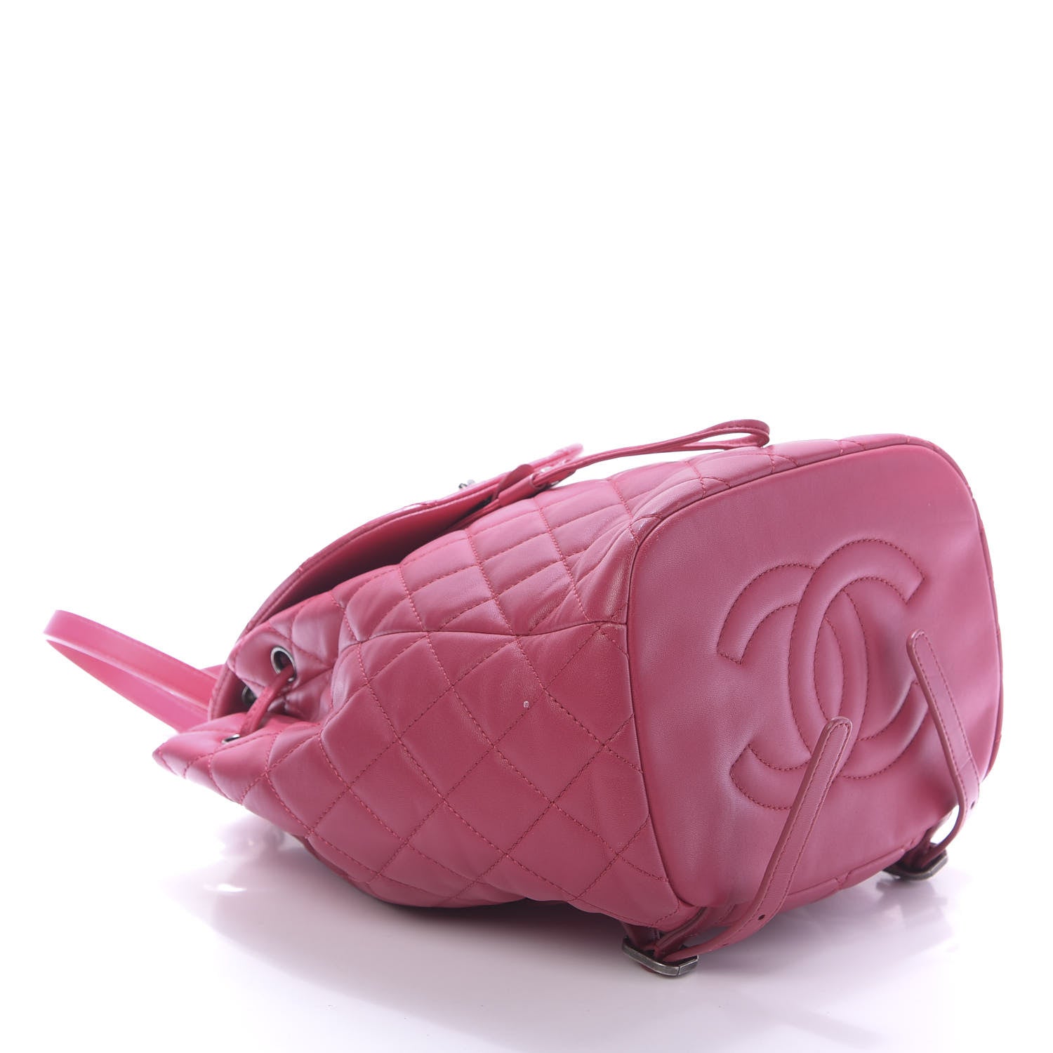 Chanel Lambskin Quilted Daily Supple Backpack Fuchsia 3 of 11