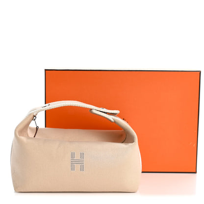Hermes Canvas Small Bride-A-Brac Pouch Natural 8 of 8