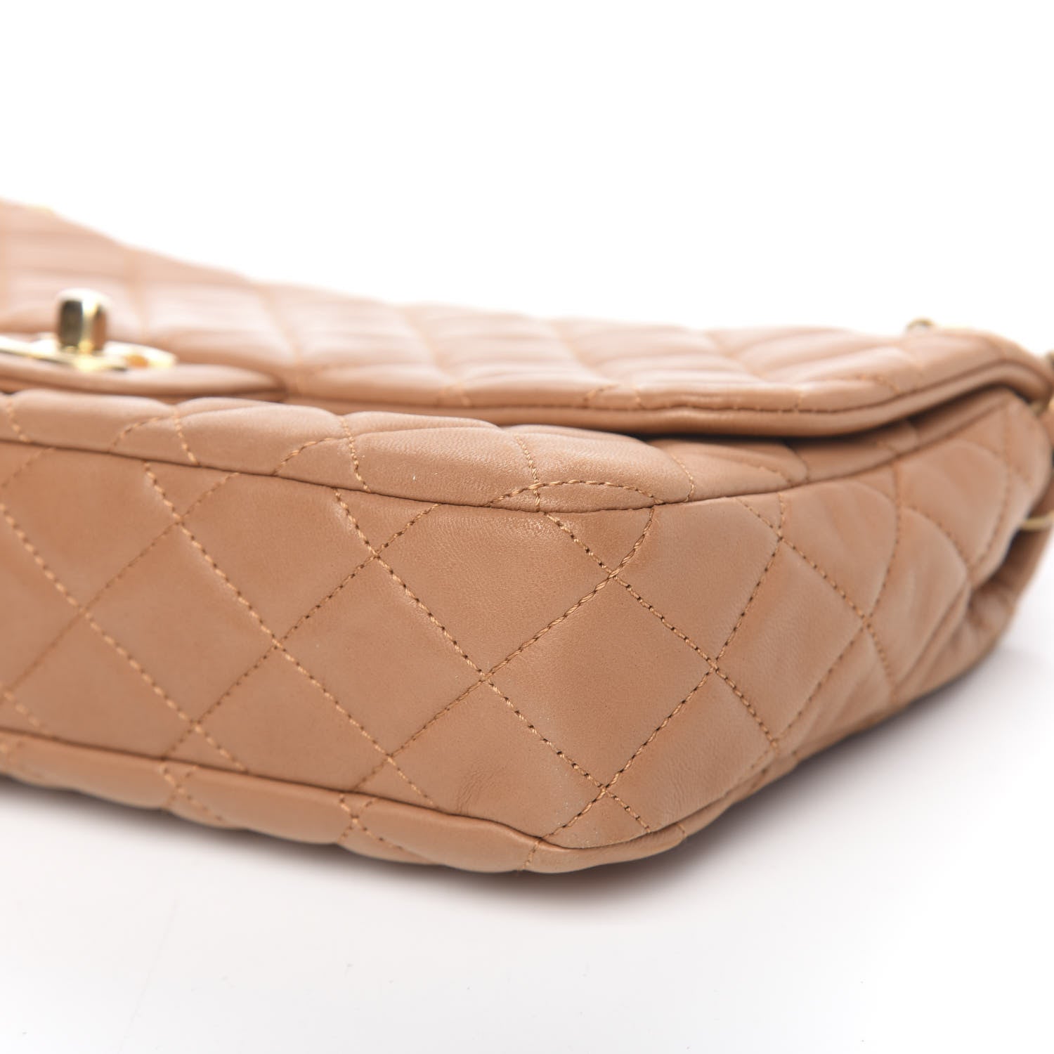 Chanel Lambskin Valentine Charms Medium Flap Beige 9 of 11