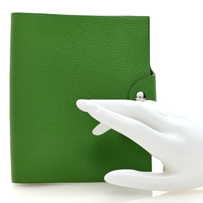 Hermes Swift Ulysse PM Notebook Cover Vert Yucca 2 of 6
