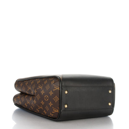 Louis Vuitton Calfskin Monogram Kimono Tote Black 4 of 8