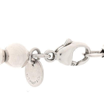 Tiffany Sterling Silver Hardwear Graduated Ball Necklace 4 of 5