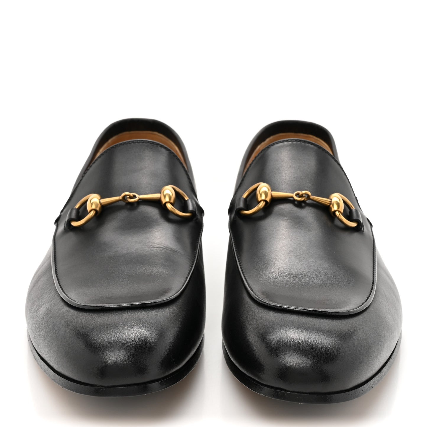 Calfskin Horsebit Mens Jordaan Loafers 8 Black