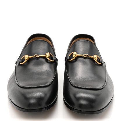 Gucci Calfskin Horsebit Mens Jordaan Loafers 8 Black 2 of 12