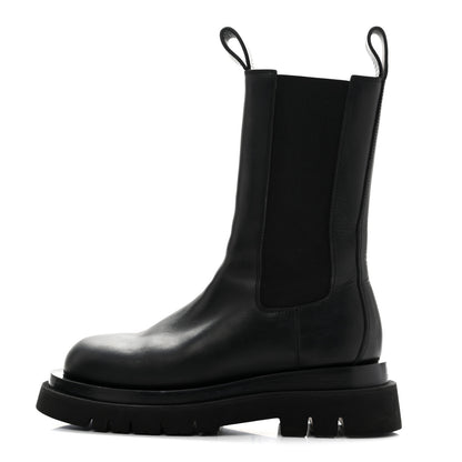 Bottega Veneta Calfskin The Lug Chelsea 55mm Boots 37.5 Black 1 of 11