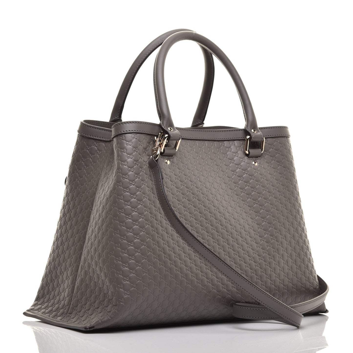 Soft Microguccissima Medium Tote Loess