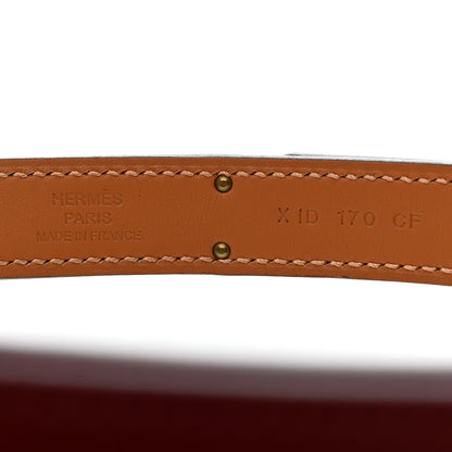 Hermes Epsom Kelly Belt Rouge Casaque 4 of 4