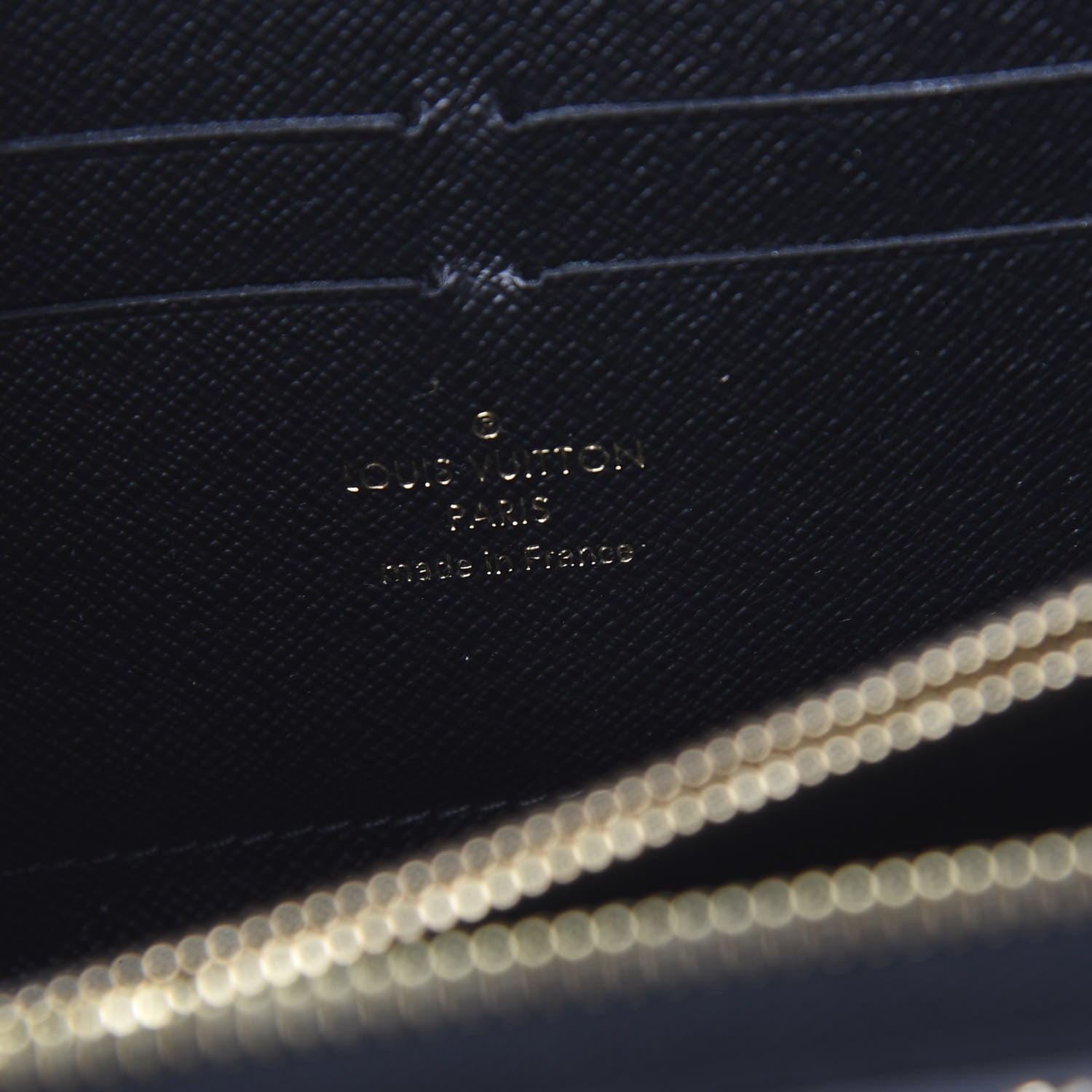 Louis Vuitton Calfskin Colored Monogram Zippy Wallet Blue Black 5 of 5