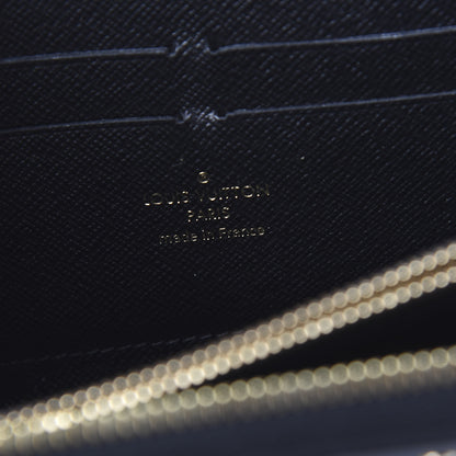 Louis Vuitton Calfskin Colored Monogram Zippy Wallet Blue Black 5 of 5