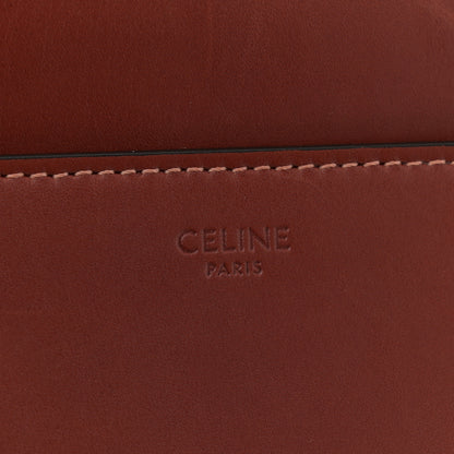 Celine Natural Calfskin Medium 16 Top Handle Bag Teck 6 of 12