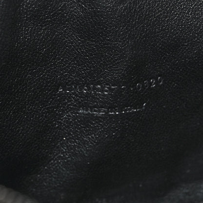 Saint Laurent Patent Calfskin Matelasse Monogram Mini Lou Camera Bag Black 8 of 10
