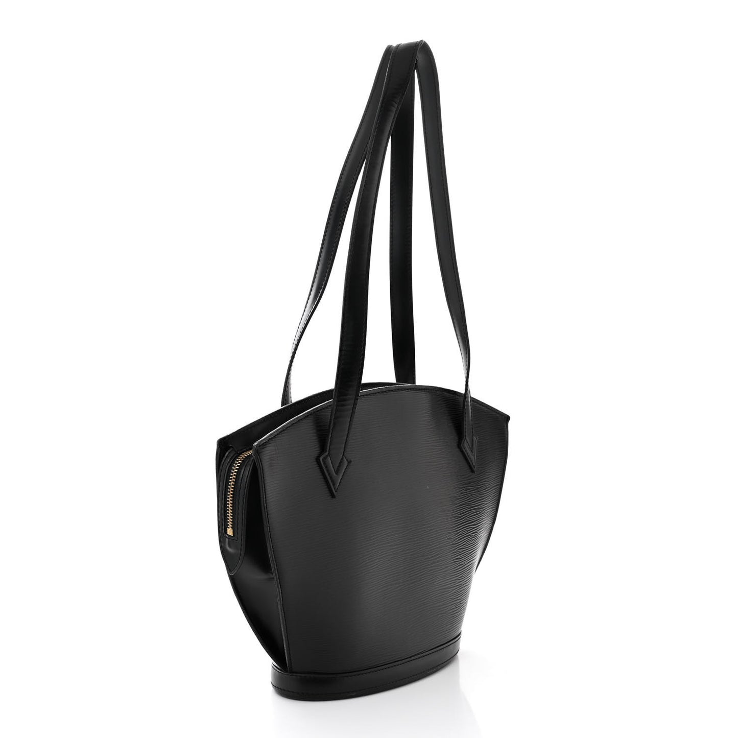 Epi Saint Jacques PM Long Straps Black