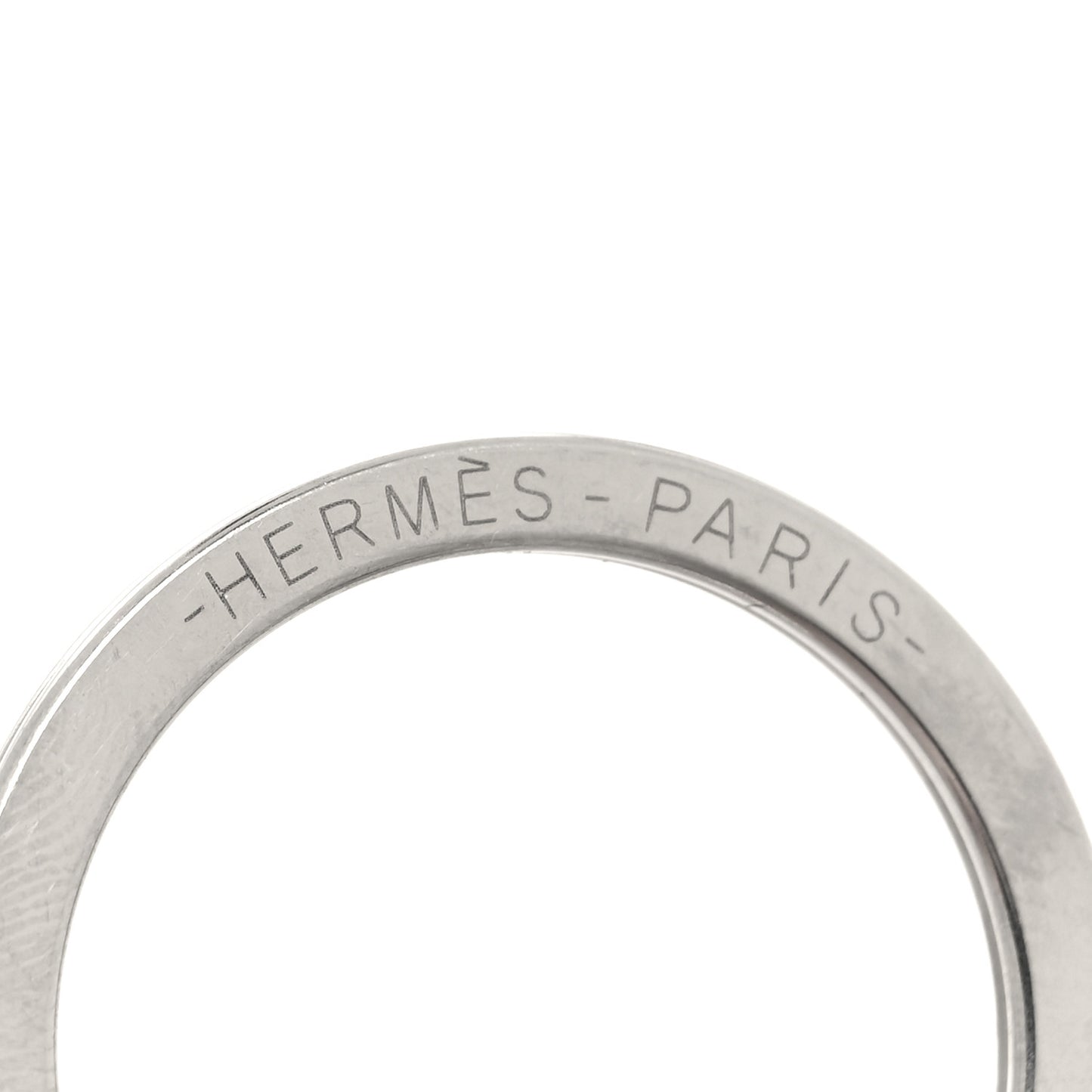 Palladium Cheval Key Ring