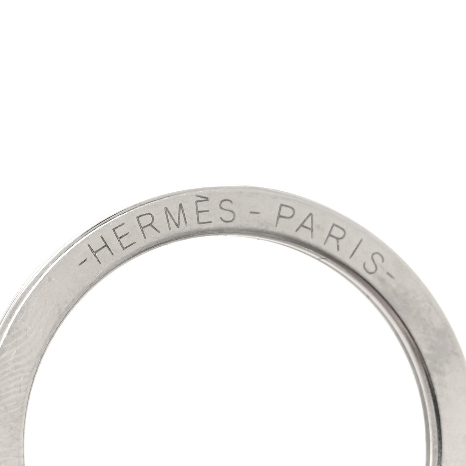 Hermes Palladium Cheval Key Ring 3 of 4