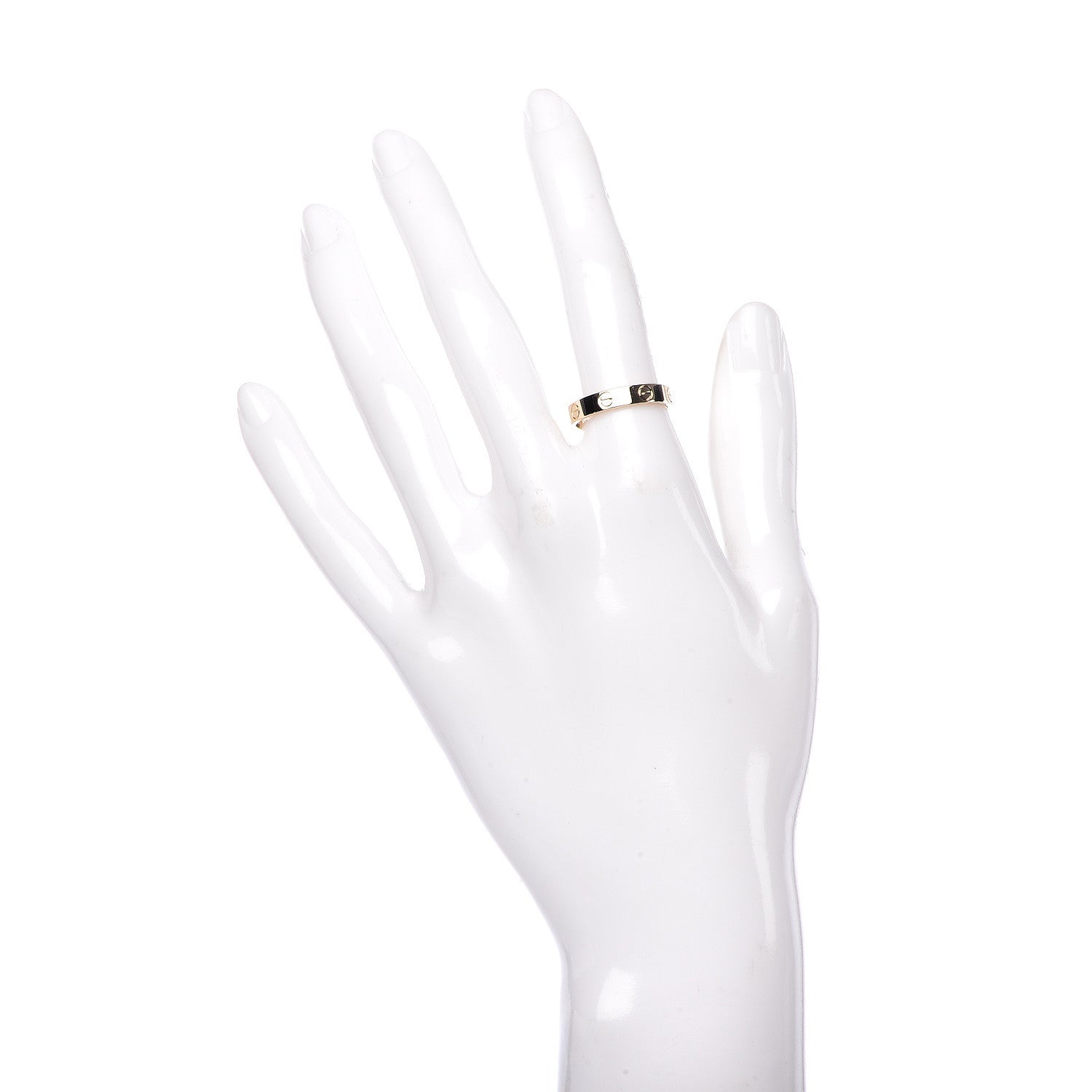 Cartier 18K Yellow Gold 3.5mm LOVE Wedding Band Ring 53 6.25 2 of 4